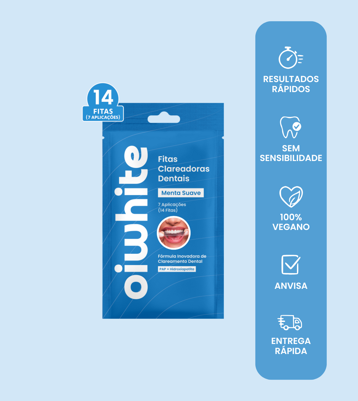 Fitas Clareadoras Dentais