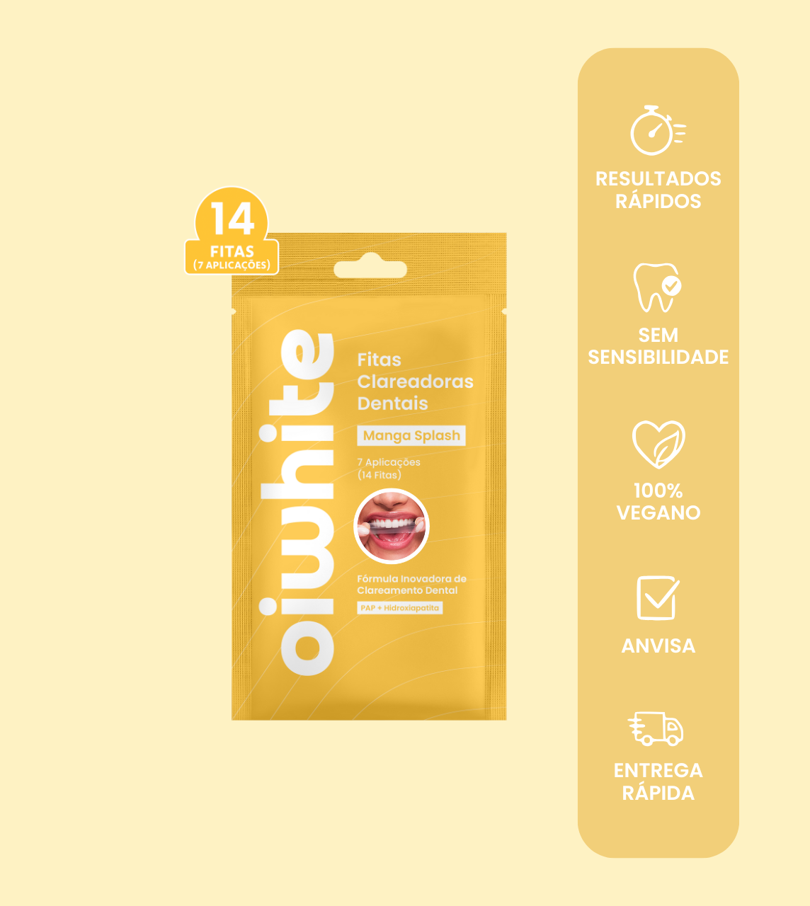 Fitas Clareadoras Dentais